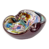 Tutti Frutti Murano Glass Ashtray or Bowl by Dino Martens for Aureliano Toso, Italy, 1950s