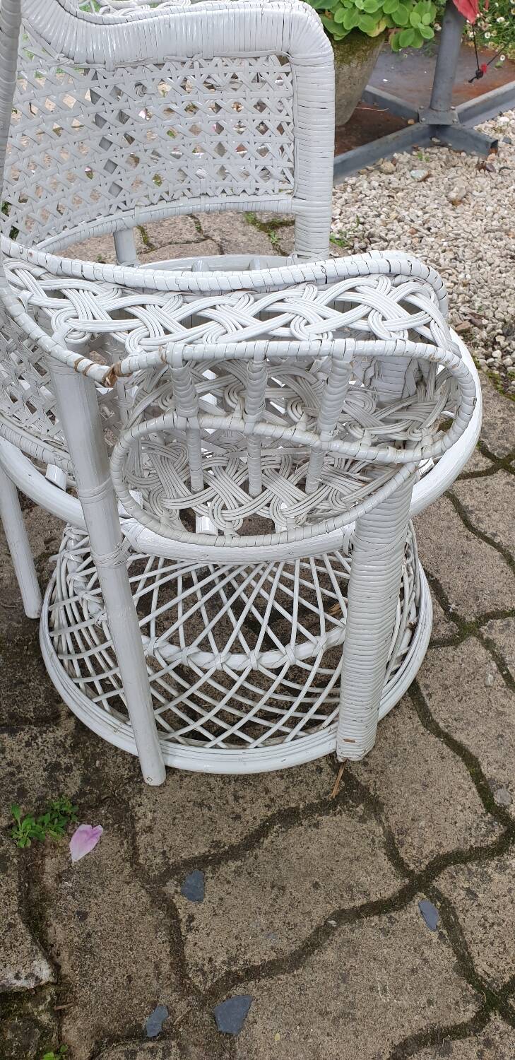 Emmanuelle rattan armchair