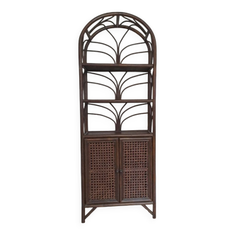 Rattan shelf