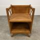 Table de chevet croisillons bois années 50