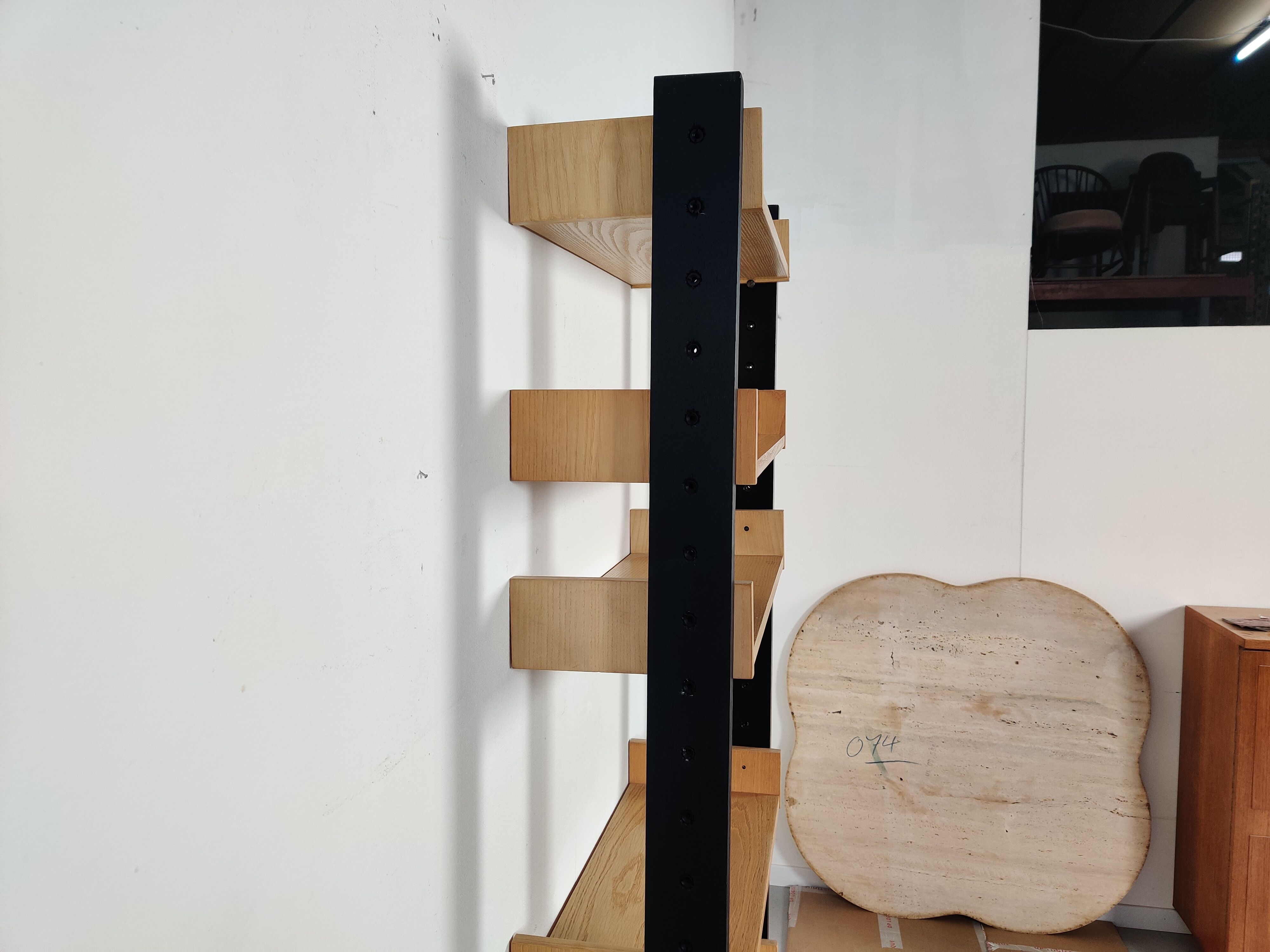 Scandinavian freestanding modular bookcase, 60s