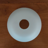 Abat-jour de remplacement en verre blanc de style rétro vintage français