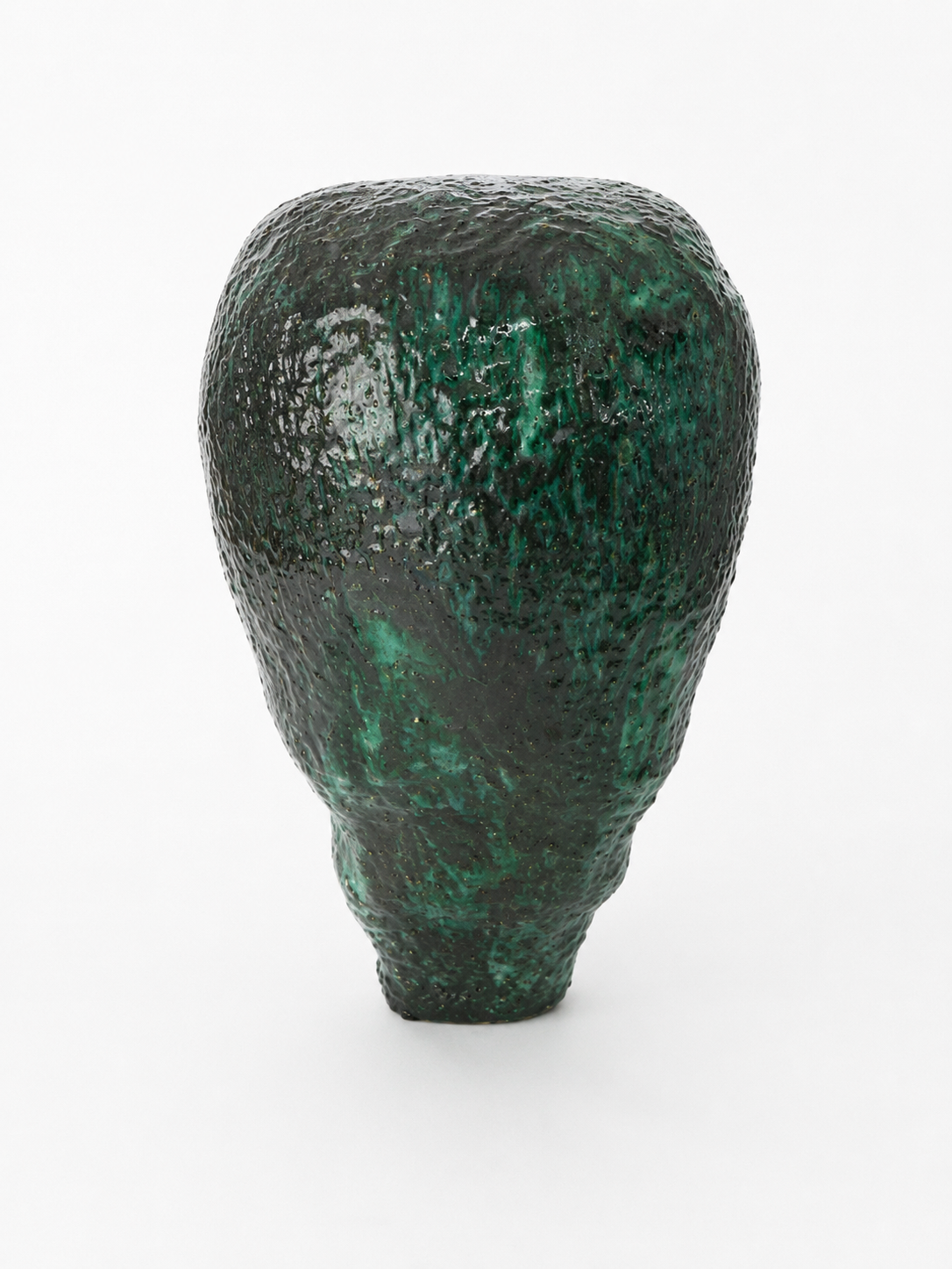 Brutalist Ceramic Mask Sculpture Postmodern Art Ceramic Head 30cm