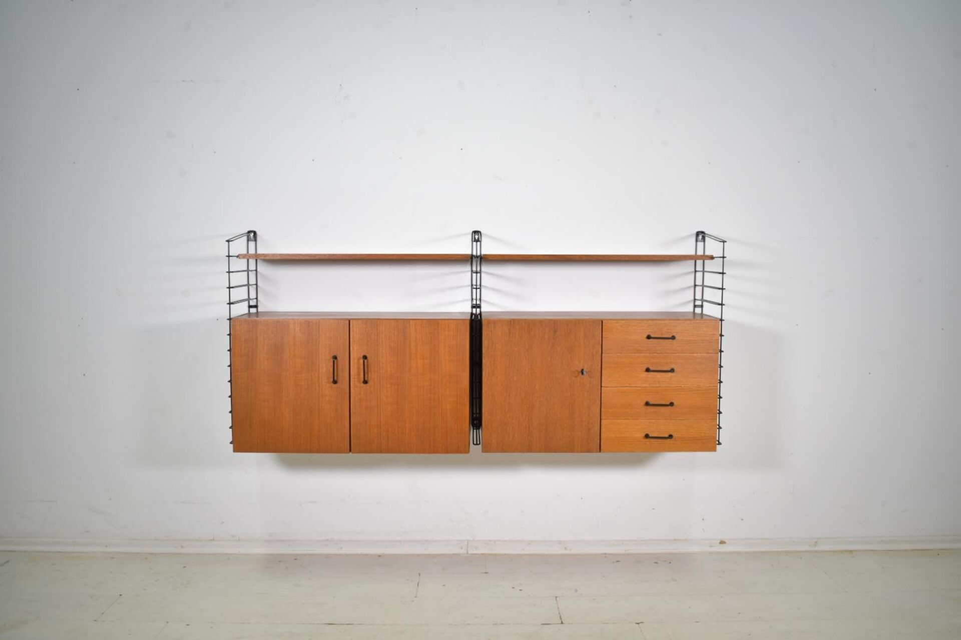 Musterring Tomado Shelving System Teak 1960s  Wall unit Vintage 