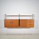 Musterring Tomado Shelving System Teak 1960s  Wall unit Vintage 