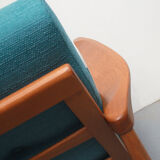 1960s armchair in petrol