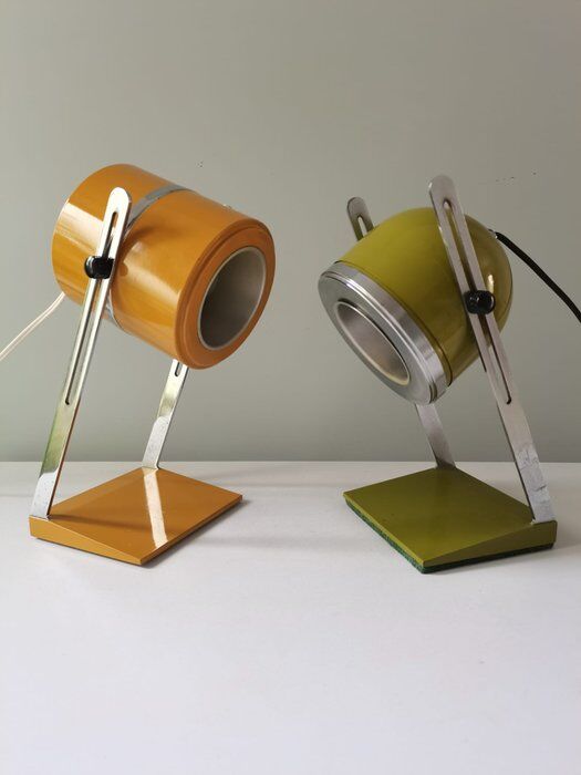Pair of Italian desk lamps 70 years