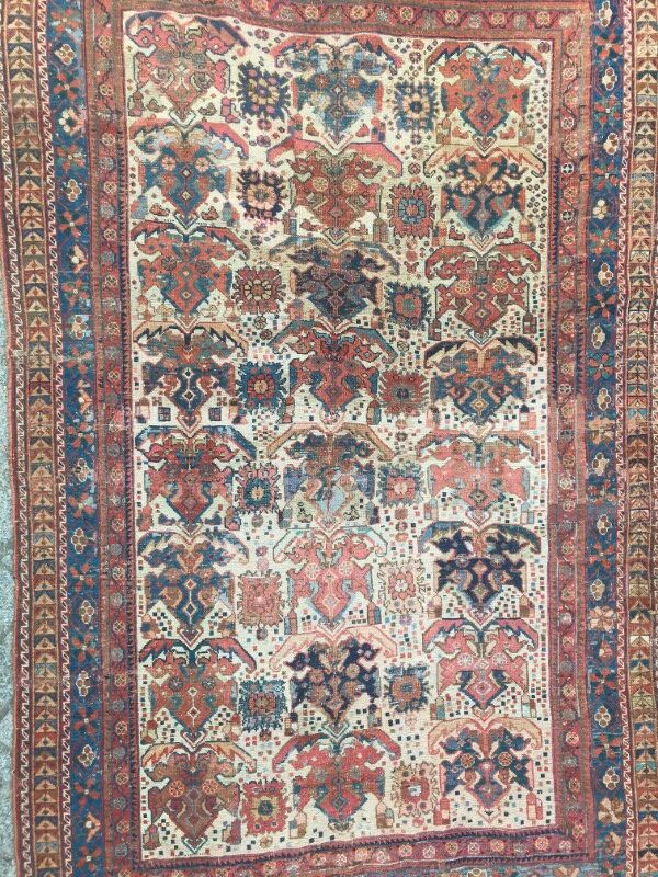 Former carpet Persian Afshar 19th century 150x232cm