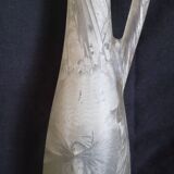 Kevin Stal (Son of Eric Saint Val) - Frosted glass bottle vase, h-48 cm.