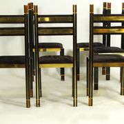 Set of 6 Chairs by Paolo Barracchia for Roman Deco, 1978