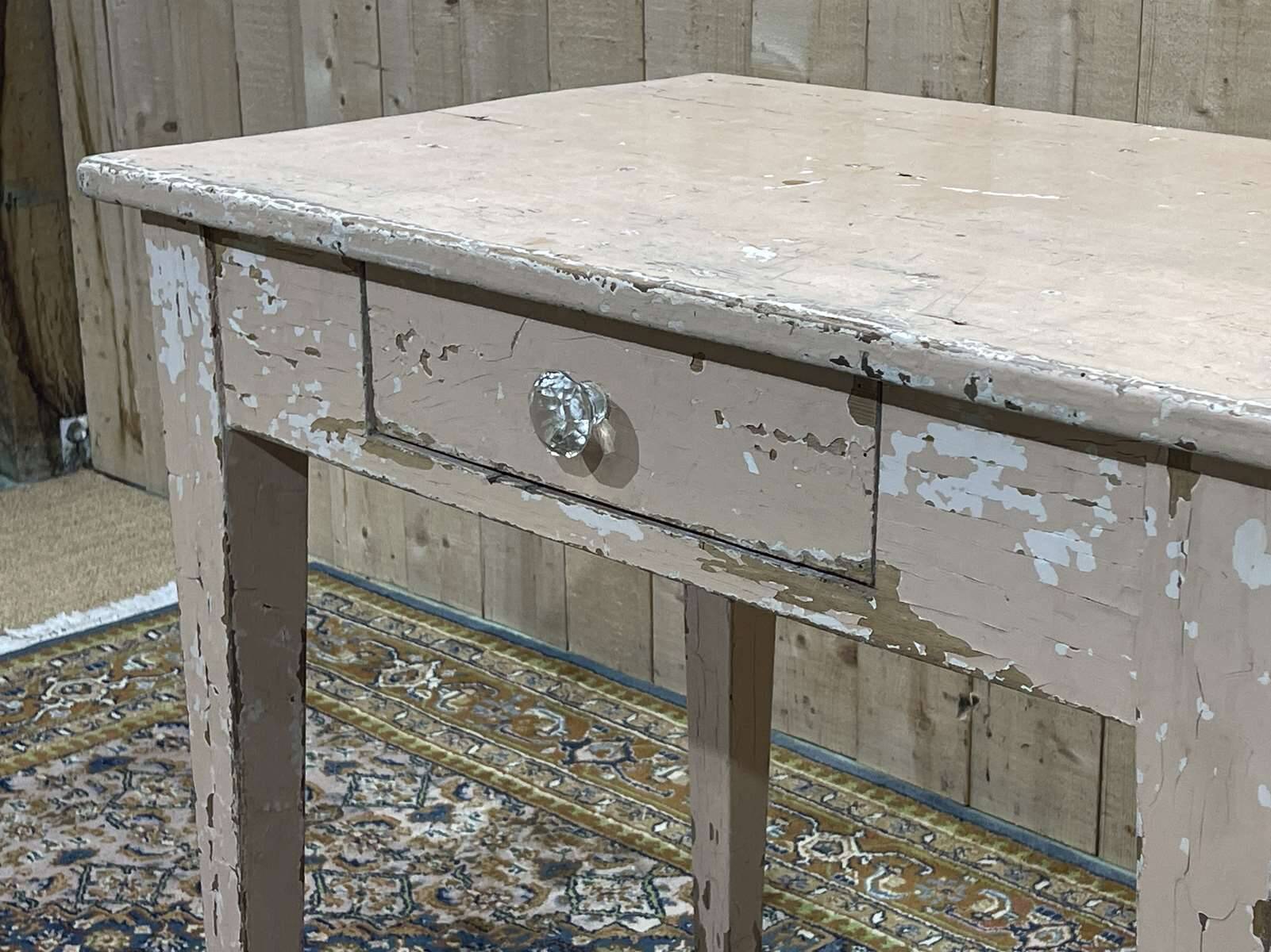 Beech desk table from the 1950s