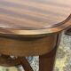 Art Nouveau dining table in mahogany in the style of Gustave Serrurier-Bovy.