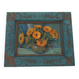Tableau de fleurs ancien