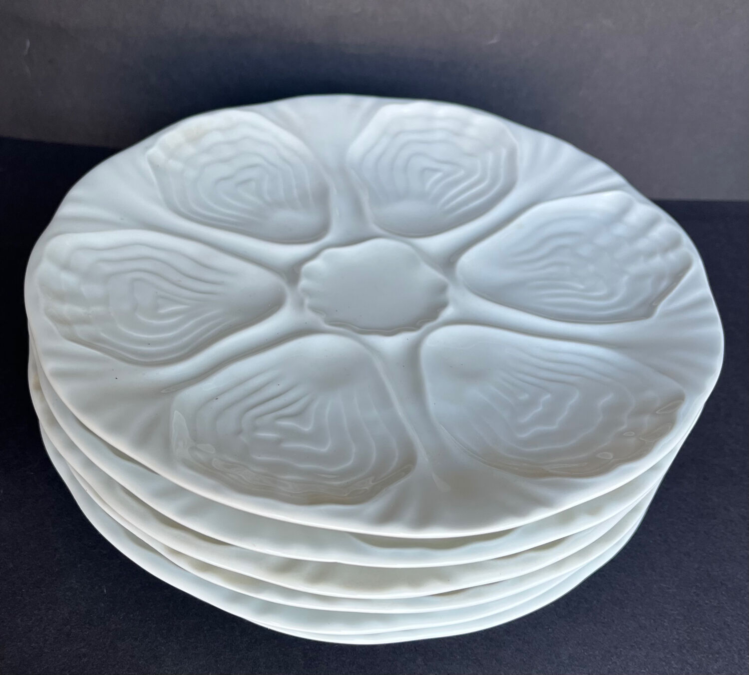 6 oyster plates