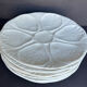 6 assiettes à huîtres