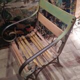 Garden armchair of the 19th century