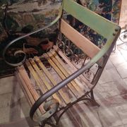 Garden armchair of the 19th century