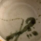 Ancient pot and its lid Pottery of the Dove in sandstone 1975