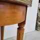 Antique Louis xvi style white marble hot water bottle coffee table