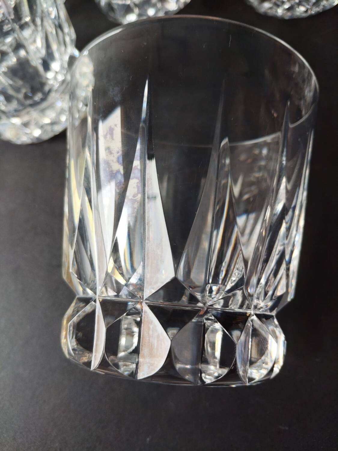6 Verres à whisky tumbler Crystal St Louis Guernesey.