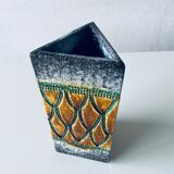 Triangular Italian design vase