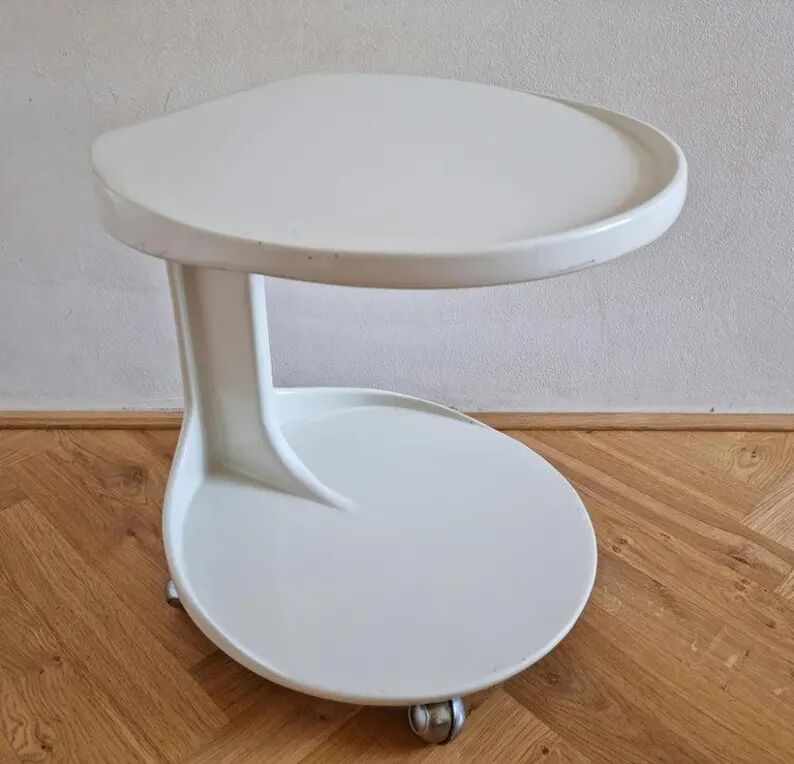Midcentury Rare Side or Serving Table, Space Age Style, Italy, 1970s