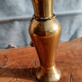 Vintage brass vase