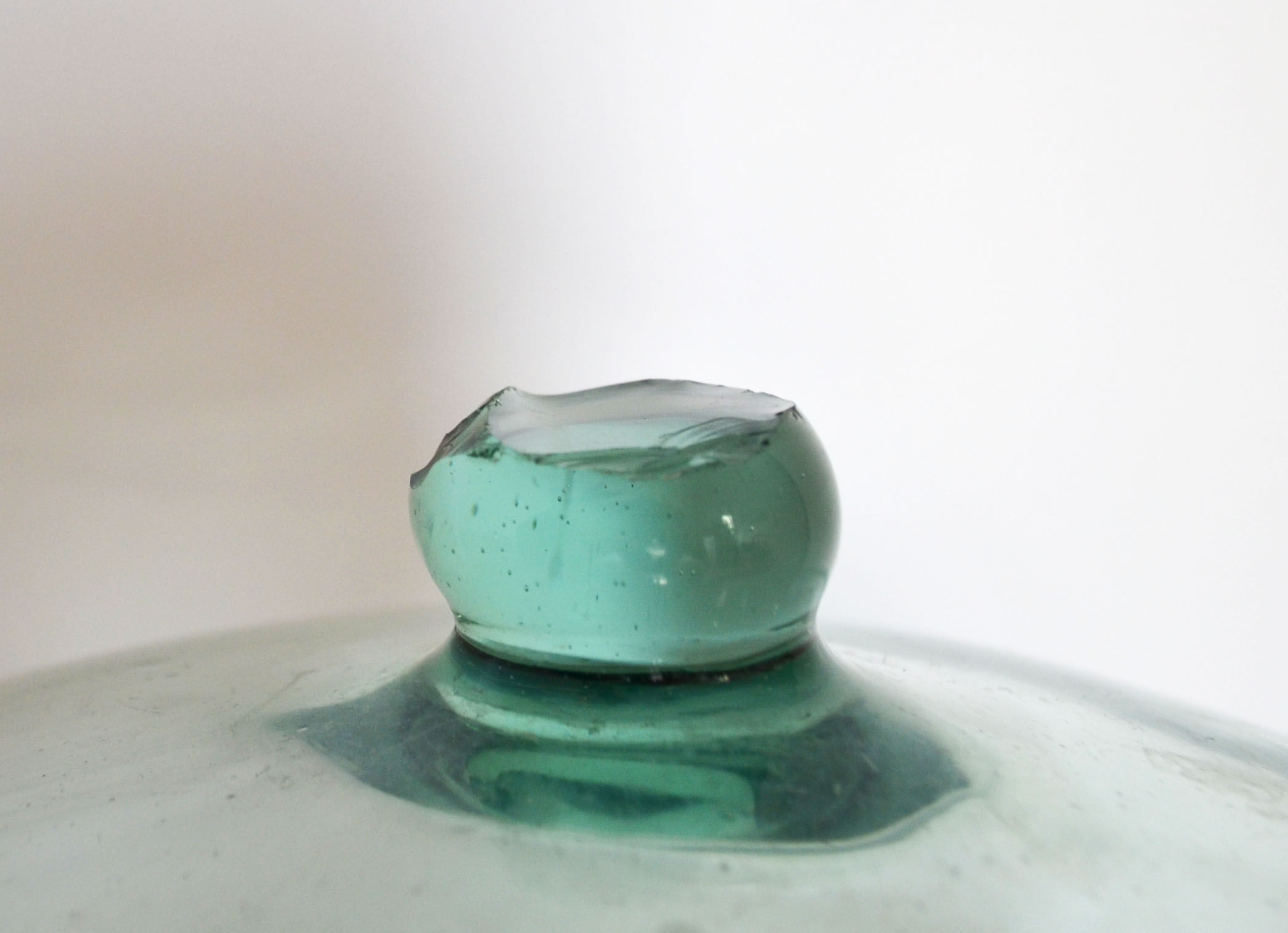 Garden bell blown glass xixth