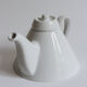 Conical porcelain teapot, Puur, Netherlands, 80s
