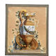 Watercolor XIXth Fountain at Antique Signed H. Lozé