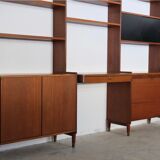 Grand bureau style scandinave en teck