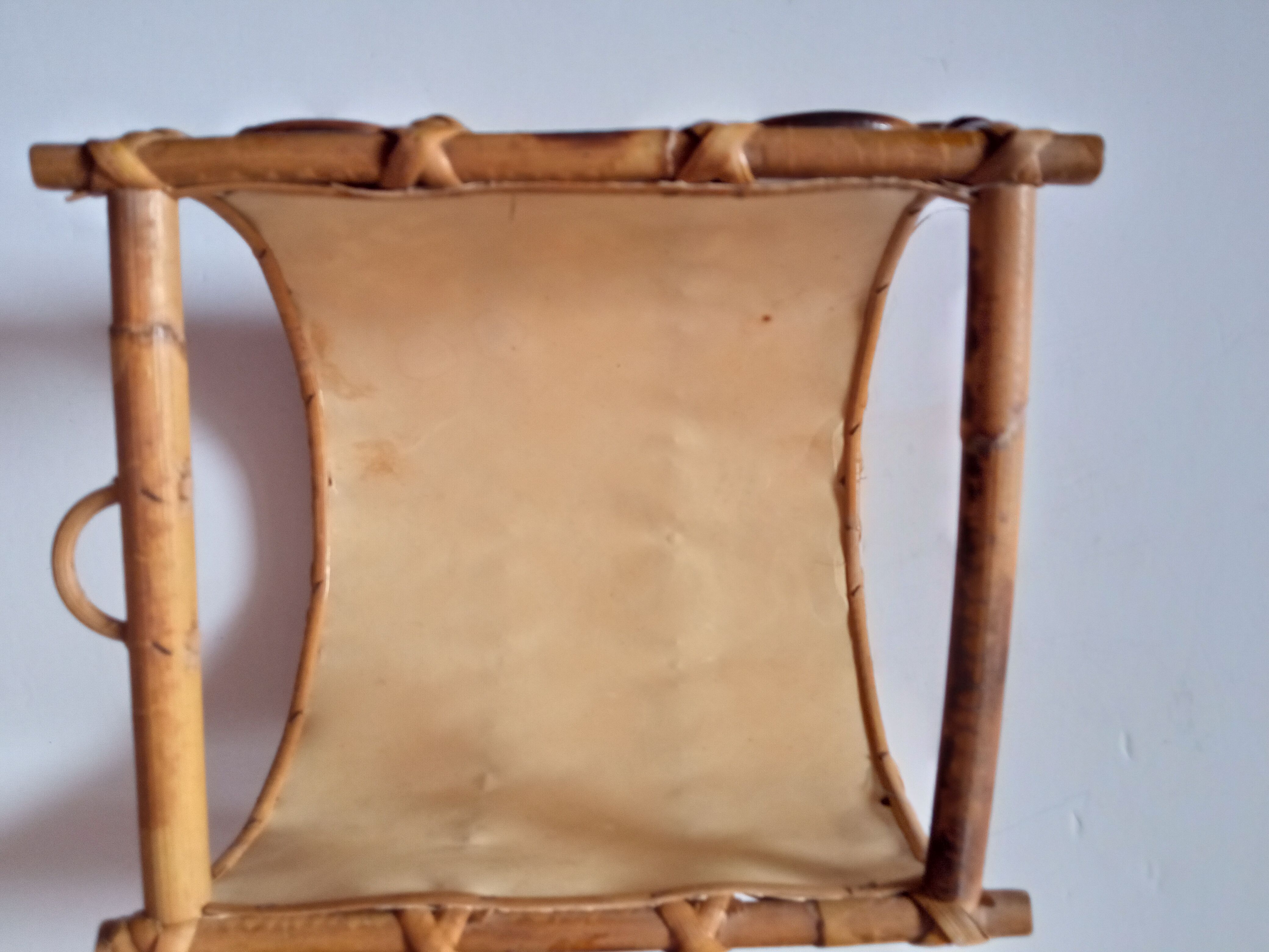 Vintage bamboo sconces