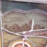 19th century stained glass window “Jesus”