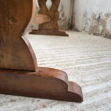 Monastery-style farmhouse table, pine, 210cm