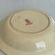 Shallow dish / salad bowl red ironstone Gien honeysuckle model faïence