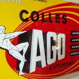 Old advertising tin plate