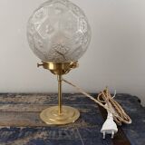 Art Deco globe table lamp