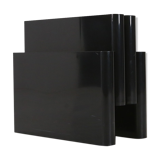 Black Kartell Magazine Rack by Giotto Stoppino