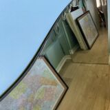 Beveled fireplace mirror - 120x82cm