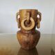 Vase africain en teck massif
