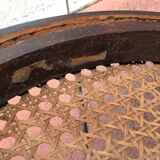 Fischel bistro chair with cannate / vintage seat 30s-40s