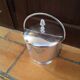 Vintage stainless steel ice bucket from the 70s