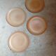Set of four plates in sandstone