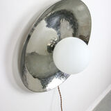 Vintage chrome eye wall lamp, 70s