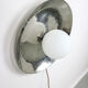 Vintage chrome eye wall lamp, 70s