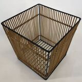 Panier en rotin Rohe Noordwolde par Dirk van Sliedrecht, années 60