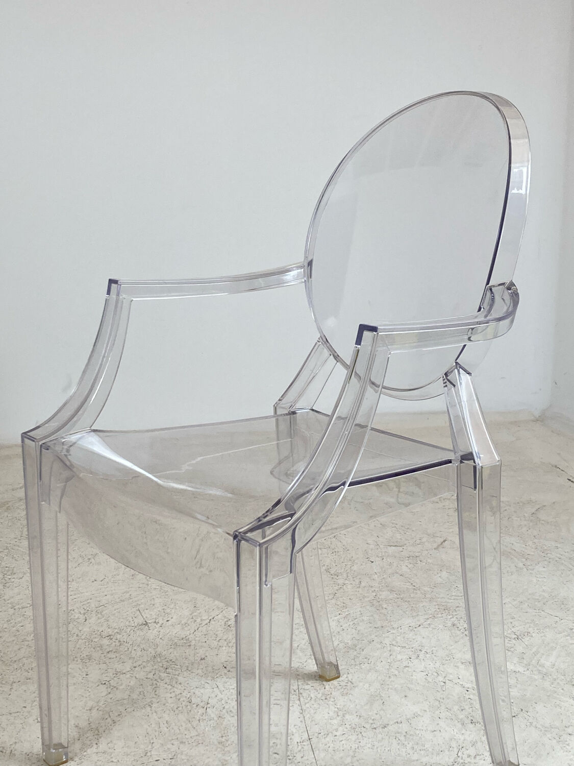 4 Louis Ghost armchairs by Philippe Starck Kartell edition