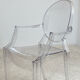 4 fauteuils Louis Ghost par Philippe Starck édition Kartell