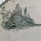 ironstone plate, A. Lebacqz & M. Bouchart earthenware factory, Trianon model