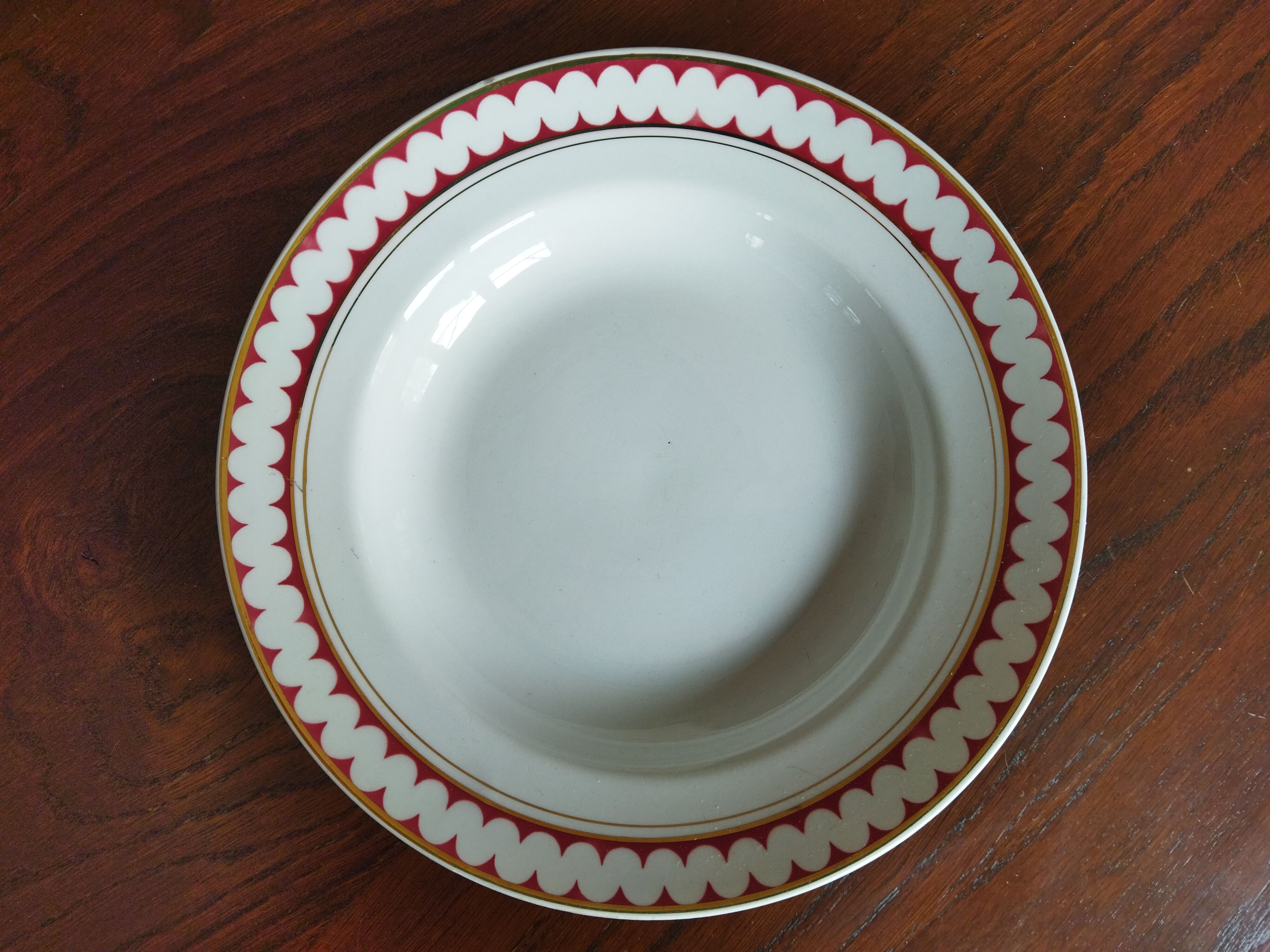 12 K&G Lunéville soup plates, Madrigal model
